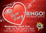 We Love Lucy Bingo